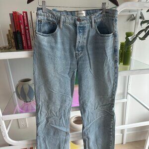 FRAME 'The Slouchy Straight' in Size 28